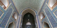 قابی زیبا از مسجد جامع یزد