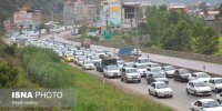 اعلام وضعیت ترافیکی محورها/ بارش باران و برف در جاده‌های ۲۵ استان