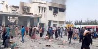 تصاویر هوایی از مدرسه میناب پس از حمله آمریکا