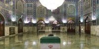 اولین عکس از آرامگاه ابدی رهبر شهید در رواق دارالذکر حرم امام رضا(ع) | ببینید