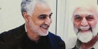 اولین انتشار؛ تصویری از شهید همدانی و شهید سلیمانی در کنار رهبر شهید