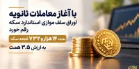 معامله ۱۴ هزار و ۷۳۲ قطعه سکه به ارزش ۳.۵ همت