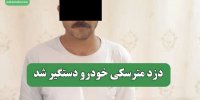 دزد مترسکی خودرو دستگیر شد