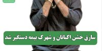 سارق خشن اکباتان و شهرک بیمه دستگیر شد