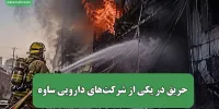 حریق در یکی از شرکت‌های دارویی ساوه