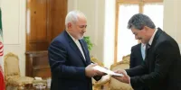 سفیر جدید ترکیه در تهران رونوشت استوارنامه‌اش را تقدیم ظریف کرد