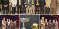 جام «نایب قهرمانی» و «آقای گل» مسابقات فوتبال «یونس شکوری» در دست پیشکسوتان بانک صادرات ایران