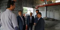 بازدید مدیر عامل از ساختمان در حال احداث شعب استان هرمزگان
