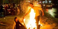 استقبال مردم از چهارشنبه‌سوزی در روزهای پایانی سال