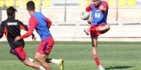 تمرین پرسپولیس با لباس آبی!