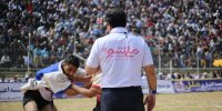 حمایت بانک ملی ایران از مسابقات کشوری کشتی با چوخه اسفراین