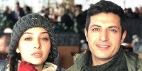 عکس همشر اشکان خطیبی در طبیعت