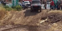 نمایی از مسابقات آفرود کشوری در قزوین