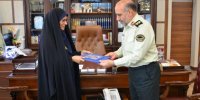 تقدیراز بانوی پلیس در ماجرای مترو دروازه دولت