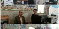 برپایی میز خدمت در مصلای  نماز جمعه شهرستان های تیران و برخوار 