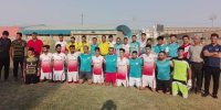 دیدار نمادین تیم رسانه ورزش خوزستان با قرمزپوشان اهواز