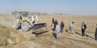 ۸۰ هکتار از اراضی کشاورزی شادگان هموار شد