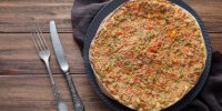 طرز تهیه پیتزای گیاهی لهمجون
