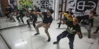 تصاویری از رقص بریک جوانان فلسطینی در نوار غزه