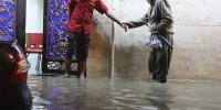 اهواز گرفتار در سونامی باران