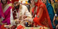 تصاویری جالب از عروسی دست جمعی در هند