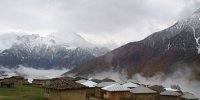 زیباترین روستای ایران در میان ابرها
