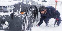 ترفندی ساده برای جایگزین زنجیر چرخ در برف