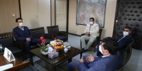 دیدار مدیرکل راهداری و حمل و نقل جاده ای یزد با فرماندار بافق