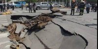 ریزش خیابان میرزا طاهر ارتباطی به فرونشست زمین ندارد 