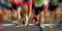 ویدیویی از مسابقه دوی ماراتن روی یخ!