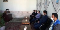 دیدار سرپرست مجتمع سنگ آهن فلات مرکزی با فرمانده مقاومت بسیج بافق