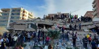 تصاویر دردناک از زلزله وحشتناک ازمیر ترکیه