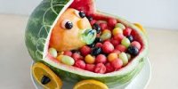 فیلم| ایده‌ های جالب برای تزیین هندوانه شب یلدا
