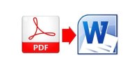 راه ساده تبدیل pdf به word+دستورات