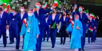 فیلم لحظه رژه تیم های ایرانی در المپیک توکیو 2020
