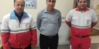 پشتیبانی و خدمات امدادی سریال در حال ساخت سلماشن فارسی توسط امدادگران هلال احمر جلفا