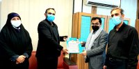 تجلیل از مدیر روابط‌ عمومی شرکت فولاد خوزستان