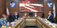 دیدار رئیس هیات مدیره فولاد خوزستان با مدیرعامل بانک تجارت