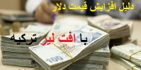 دلیل افزایش قیمت دلار با افت لیر ترکیه چیست؟