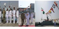 ناوگان نیروی دریایی پاکستان در بندر عباس پهلو گرفت