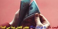قیمت  دلار تا خرداد 1400 چقدر کاهش پیدا می کند؟