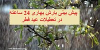 پیش بینی بارش 12 ساعته باران در 9 استان کشور/هشدار به کشاورزان و کوهنوردان