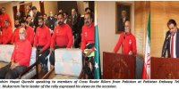 تور  موتورسواران پاکستانی با شعار «دوستی پاکستان-ایران»