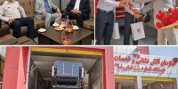 تقدیر قائم مقام مدیرعامل بیمه سرمد از آتش‌نشانان ایستگاه 88