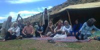 استقبال توریست‌های خارجی از تور کوچ عشایر