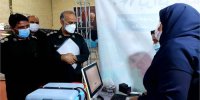 نماینده رییس سازمان بسیج مستضعفین از مرکز واکسیناسیون شهید حاج علی هاشمی فولاد خوزستان بازدید کرد