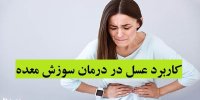 کاربرد عسل در درمان سوزش معده