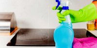 روش های ساده تمیز کردن اجاق گاز شیشه ای با مواد اولیه خانه