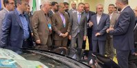 افتتاح غرفه ایران خودرو در نمایشگاه بین المللی مسکو