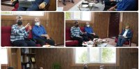 حضورمدیر مرکز بهداشت و رییس بیمارستان امام هادی (ع) شهرستان دیّردر دفتر رییس شورای راهبردی